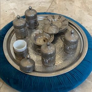 Silver Turkish coffee set amazing